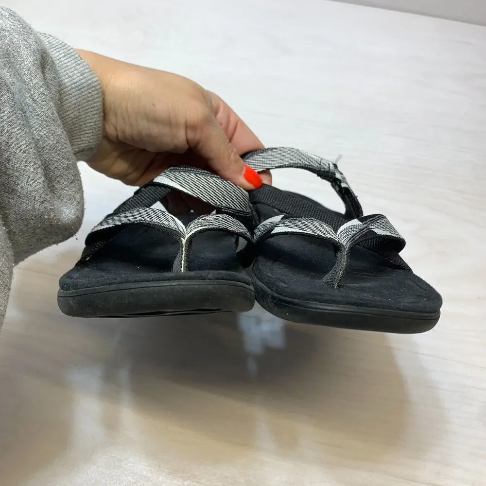 Merrell District Mendi Thong Sandals Comfort Women's Size 5 Black Strap‎ Slip On